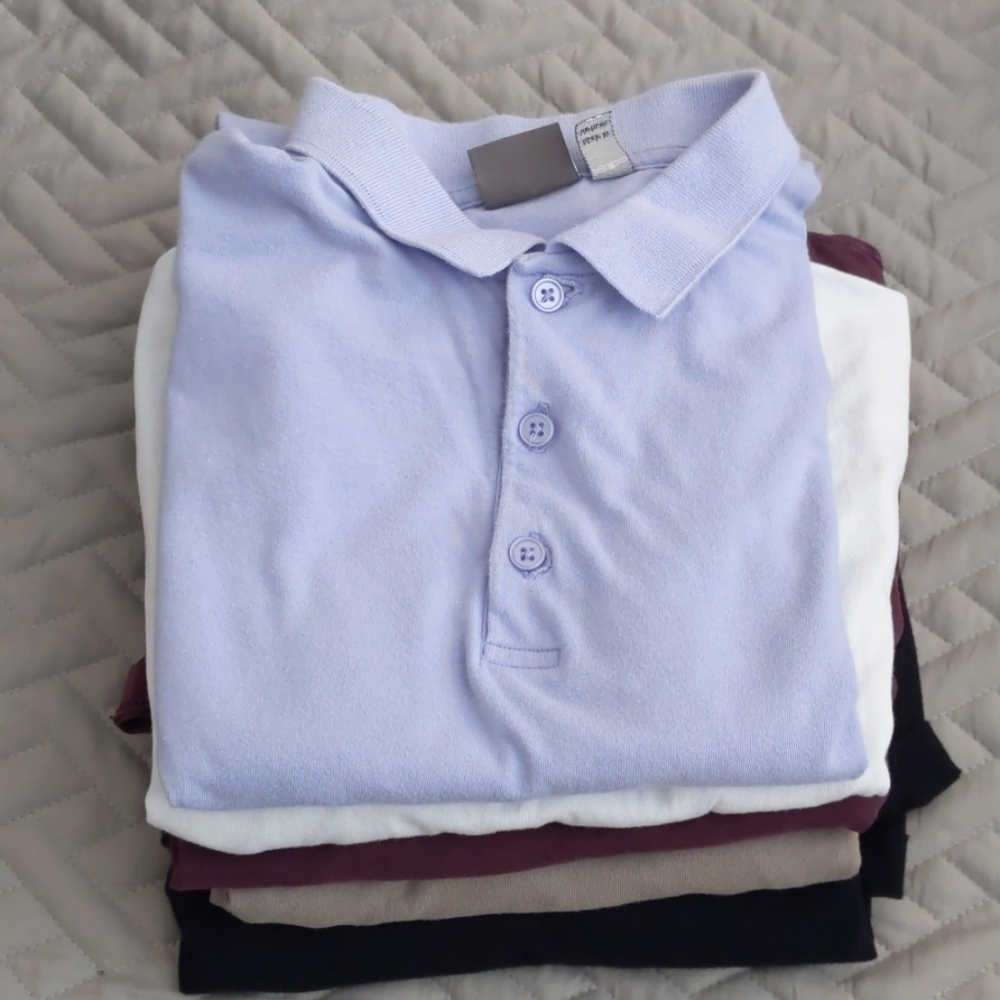 ASOS brand men's polo shirts/5pack (M)